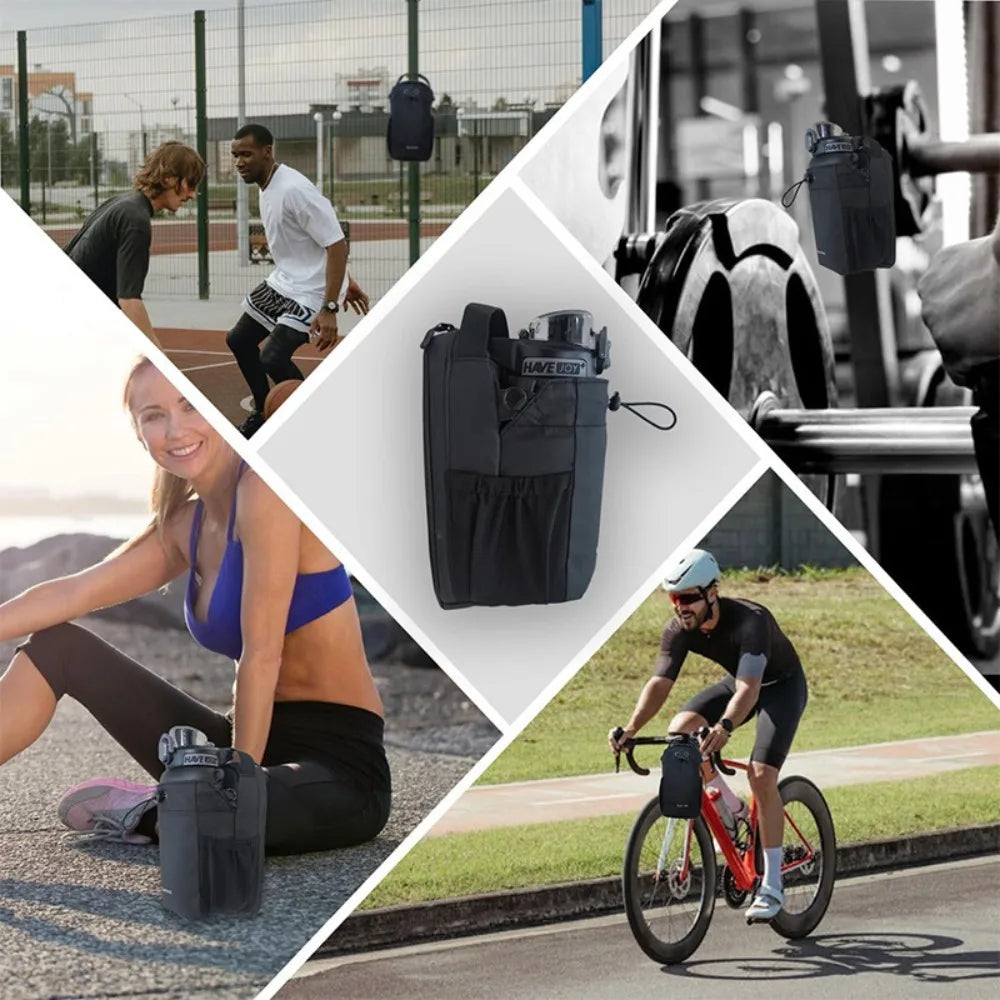 🏋️‍♂️ MagniFIT® PRO - Bolso Magnético Porta Botella y Accesorios para Gimnasio.